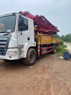 تستخدم 63m زومليون Concrete Pump Truck Wireless التحكم عن بعد