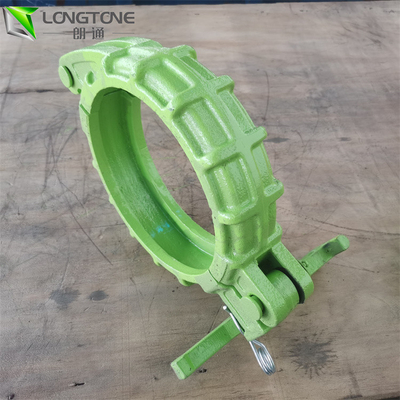 LONGTONE Schwing أجزاء مضخة الخرسانة إسفين مشابك أنابيب سريعة الإصدار
