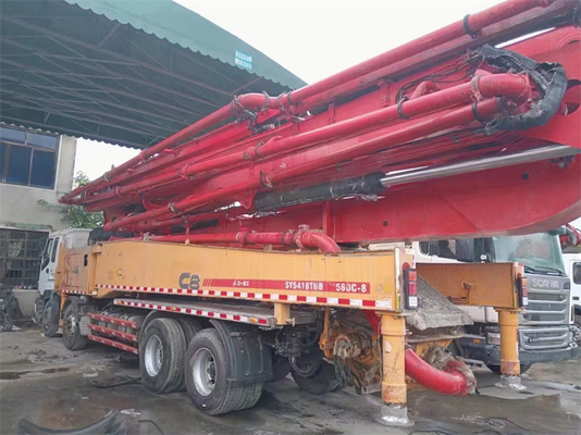 300 KW مستعملة مضخات الخرسانة مقطورة ، محمولة تستخدم Chipper Trucks