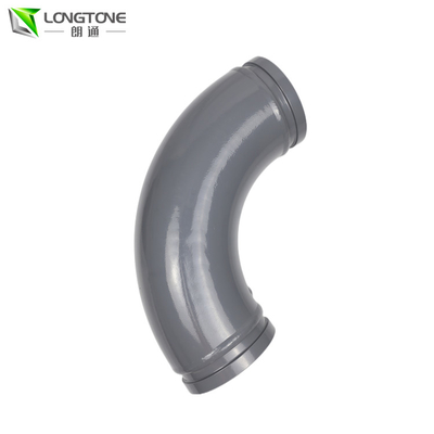 أنابيب مضخة الخرسانة المنحنية Longtone DN125 * 90D كوع ​​الجدار المزدوج