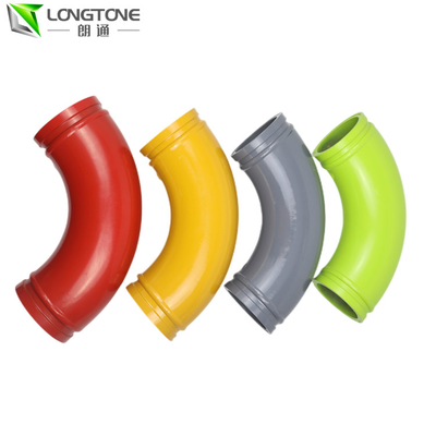 148mm كوع أنابيب مضخة الخرسانة ، أنبوب الانحناء الصلب الكربوني المخصص