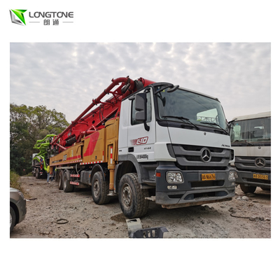 Putzmeister 46M مضخة الخرسانة المستخدمة لشاحنة Isuzu