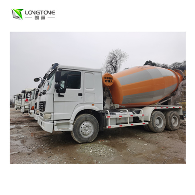 تستخدم الصين Howo Cement Concrete Mixer Truck 8m3 10m3 12m3 6x4