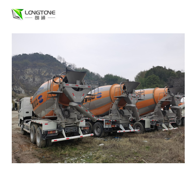 تستخدم الصين Howo Cement Concrete Mixer Truck 8m3 10m3 12m3 6x4