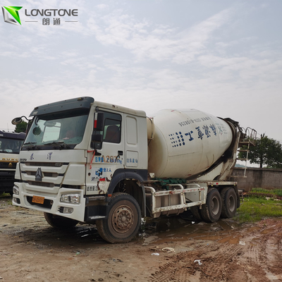 شاحنة خلط الخرسانة المستخدمة HINO وزن 10 CBM 6x4 6 سلندر في الخط