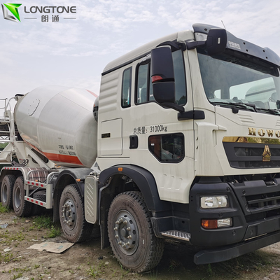 T-Shape Blade Used Mixer Truck ، 10 M3 Mixer Tank Truck 8500KG