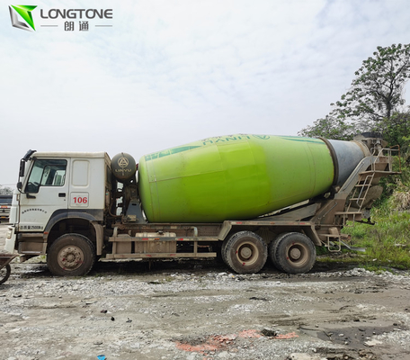 T-Shape Blade Used Mixer Truck ، 10 M3 Mixer Tank Truck 8500KG