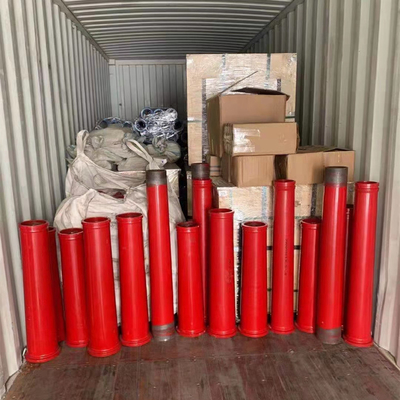 Boom Pipe &amp; Deck Single Wall Pipe لوضع الخرسانة
